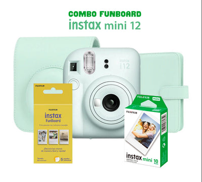 Combo Cámara Instax Mini 12 FunBoard