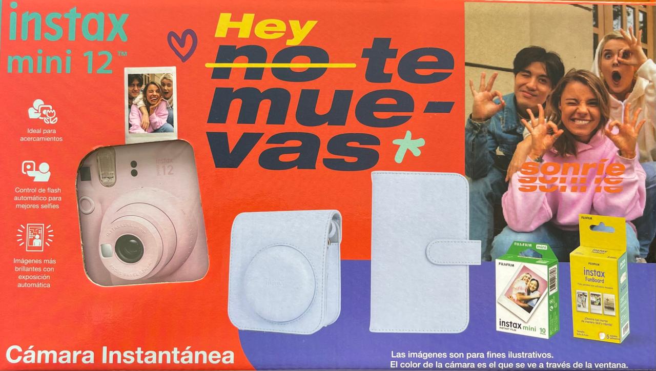 Combo Cámara Instax Mini 12 FunBoard