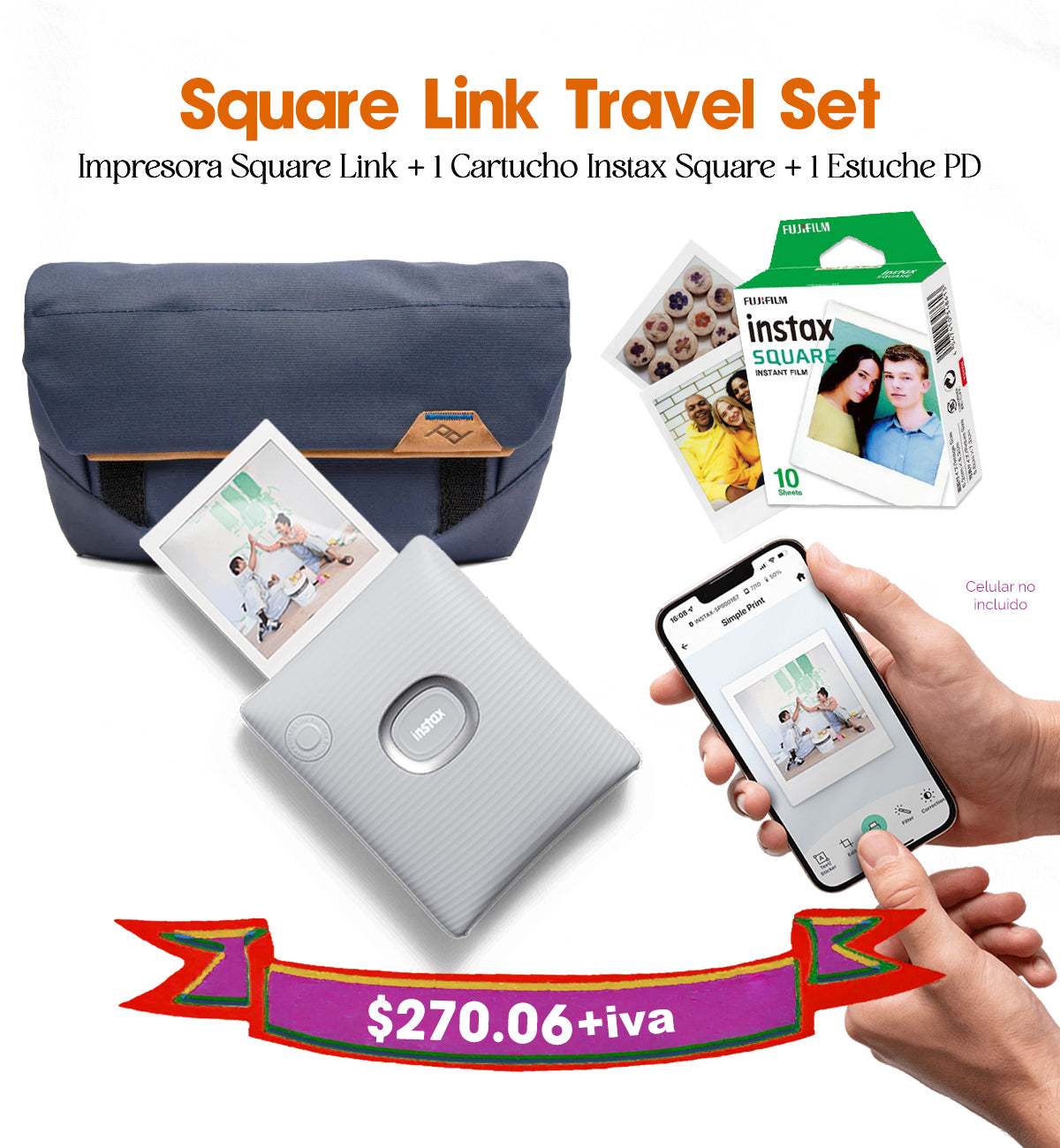 Square Link Travel Set