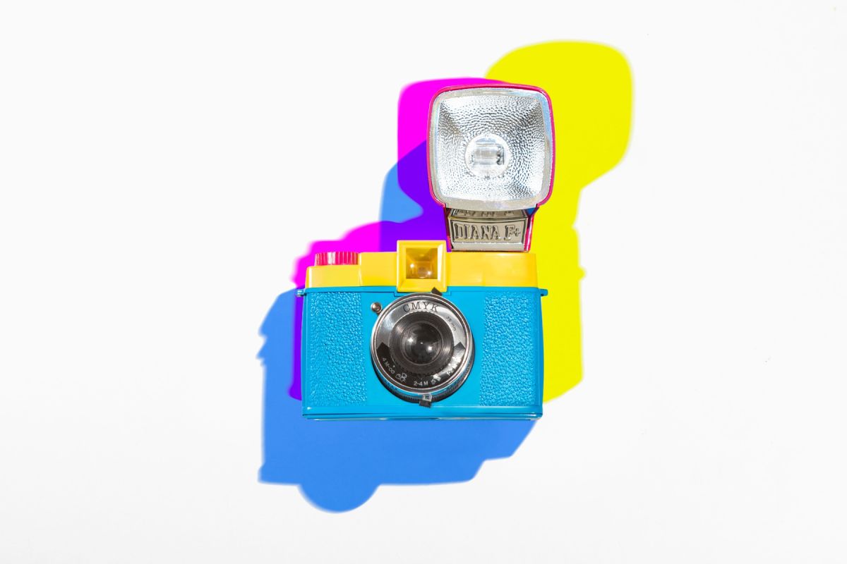 Lomography Diana F+ Camera & Flash CMYK