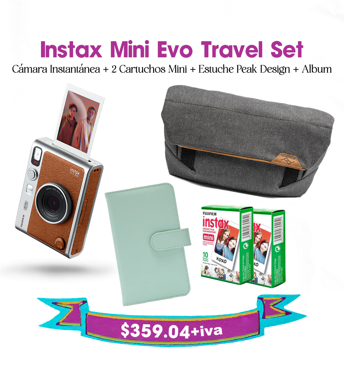 Instax Mini Evo Travel Set