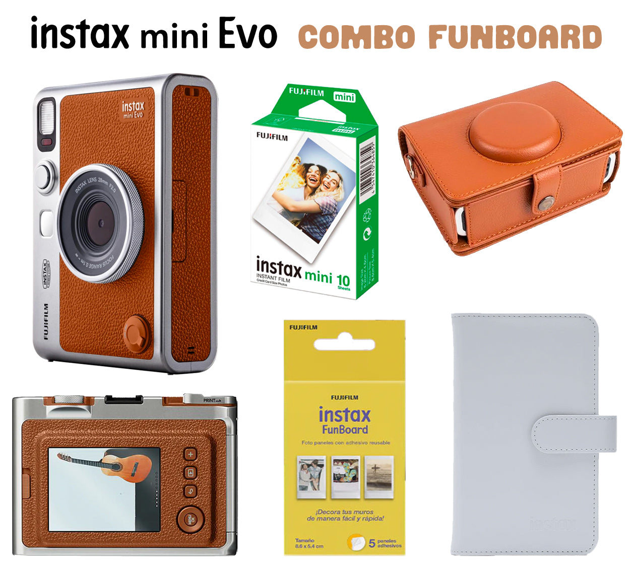 Combo Instax Mini Evo Funboard