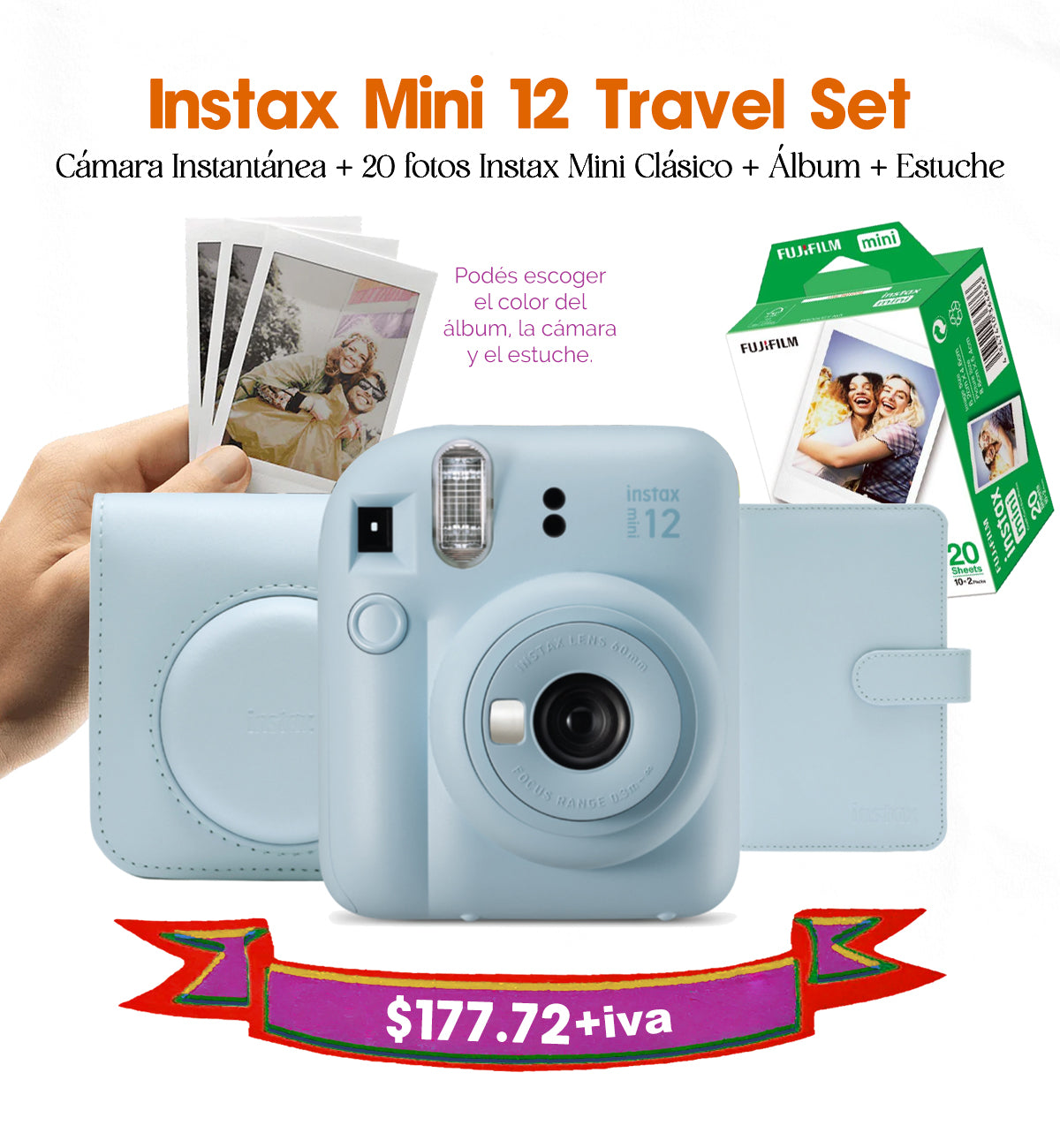 Instax Mini 12 Travel Set