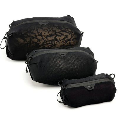 Ultralight Mesh Packing Cube Bundle XXS-XS-S Black